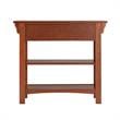 Pemberly Row Modern Wood Bookcase with Drawers in Medium Oak
