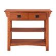 Pemberly Row Modern Wood Bookcase with Drawers in Medium Oak