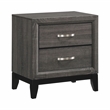 Pemberly Row 5-piece Twin Panel Wood Bedroom Set in Gray Oak and Black