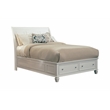 Pemberly Row 4-piece Queen Storage Wood Bedroom Set in Buttermilk