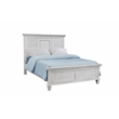 Pemberly Row 4-piece Queen Panel Wood Bedroom Set in Antique White
