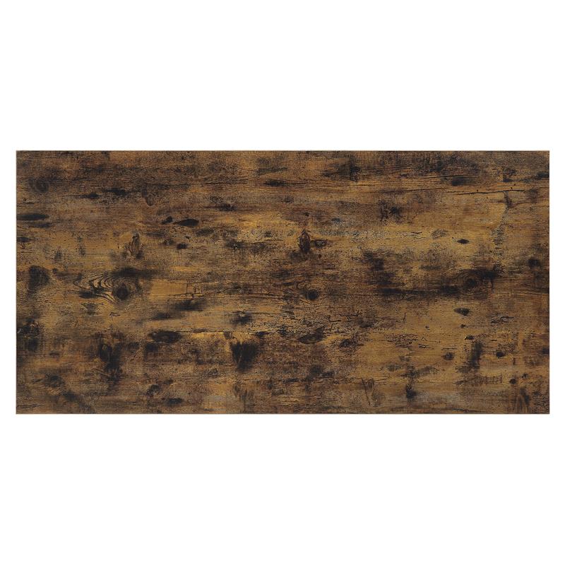 Pemberly Row Wooden Rectangular Storage Coffee Table in Rustic Oak