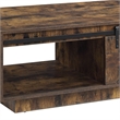 Pemberly Row Wooden Rectangular Storage Coffee Table in Rustic Oak