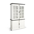 Pemberly Row Modern Mahogany Solids and Veneers Buffet in White
