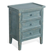 Pemberly Row Modern / Contemporary Green Sea Grass Wood End Table