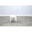 Pemberly Row White Sand Ladderback Chair with Turnbuckle Stretchers (Set of 2)