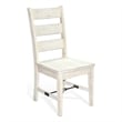 Pemberly Row White Sand Ladderback Chair with Turnbuckle Stretchers (Set of 2)