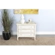 Pemberly Row Modern / Contemporary White Sand Wood End Table