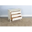 Pemberly Row Modern / Contemporary White Sand Wood End Table