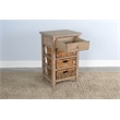 Pemberly Row Modern / Contemporary Beach Pebble Wood Storage Table
