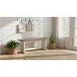 Pemberly Row Modern / Contemporary Farmhouse Wood Dining Bench
