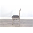 Pemberly Row Modern / Contemporary Ladderback Dining Chair in Gray (Set of 2)