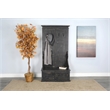 Pemberly Row Modern / Contemporary Black Finish Sand Hall Tree