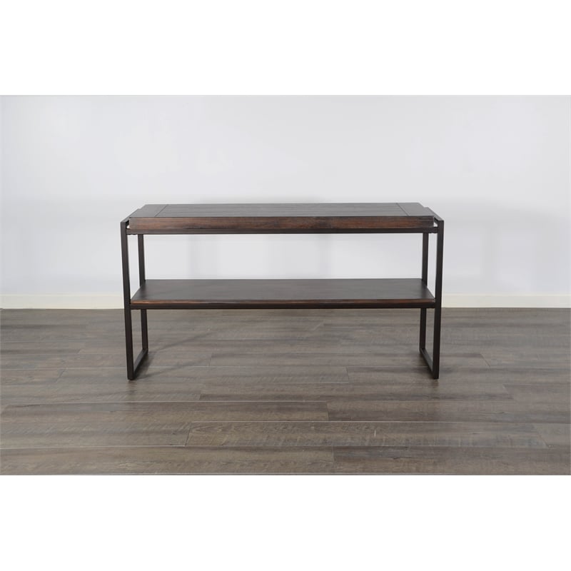 Pemberly Row Modern / Contemporary French Metal Sled Base Sofa Table
