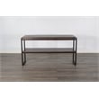 Pemberly Row Modern / Contemporary French Metal Sled Base Sofa Table