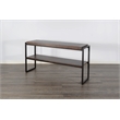 Pemberly Row Modern / Contemporary French Metal Sled Base Sofa Table