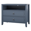 Pemberly Row Modern / Contemporary 2 Drawer Nightstand in Blue
