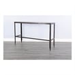Pemberly Row Modern / Contemporary Wood and Metal Sofa Bar Table