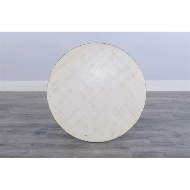 Pemberly Row Modern / Contemporary White Finish Sand Coffee Table