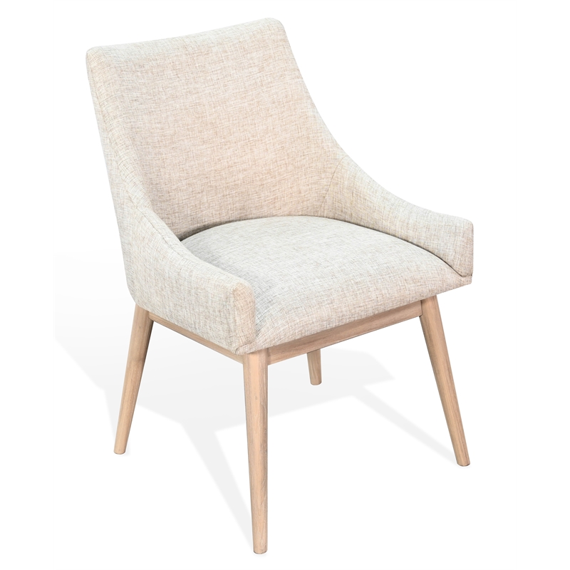 Pemberly Row Contemporary Lowback Cushioned Grey Dining Chair (Set of 2)