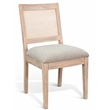 Pemberly Row Modern / Contemporary Cane Back Wood Dining Chair (Set of 2)