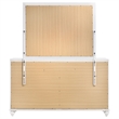 Pemberly Row Modern 7-drawer Wood Dresser with Mirror White Finish
