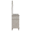 Pemberly Row Modern 9-drawer Wood Dresser with Mirror Silver Oak