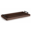 Pemberly Row Modern Rectangular Tessa Wood Dining Table Tray