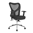 Pemberly Row Modern / Contemporary Mesh Office Chair in Black