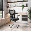 Pemberly Row Modern / Contemporary Mesh Office Chair in Black