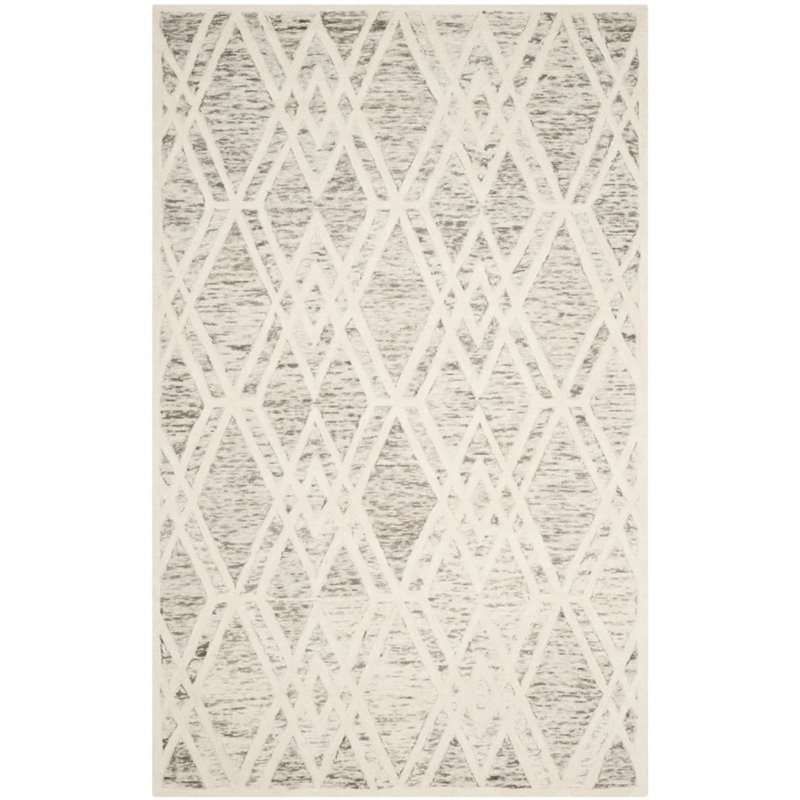 Pemberly Row Modern / Contemporary 8' X 10' Hand Tufted Wool Rug