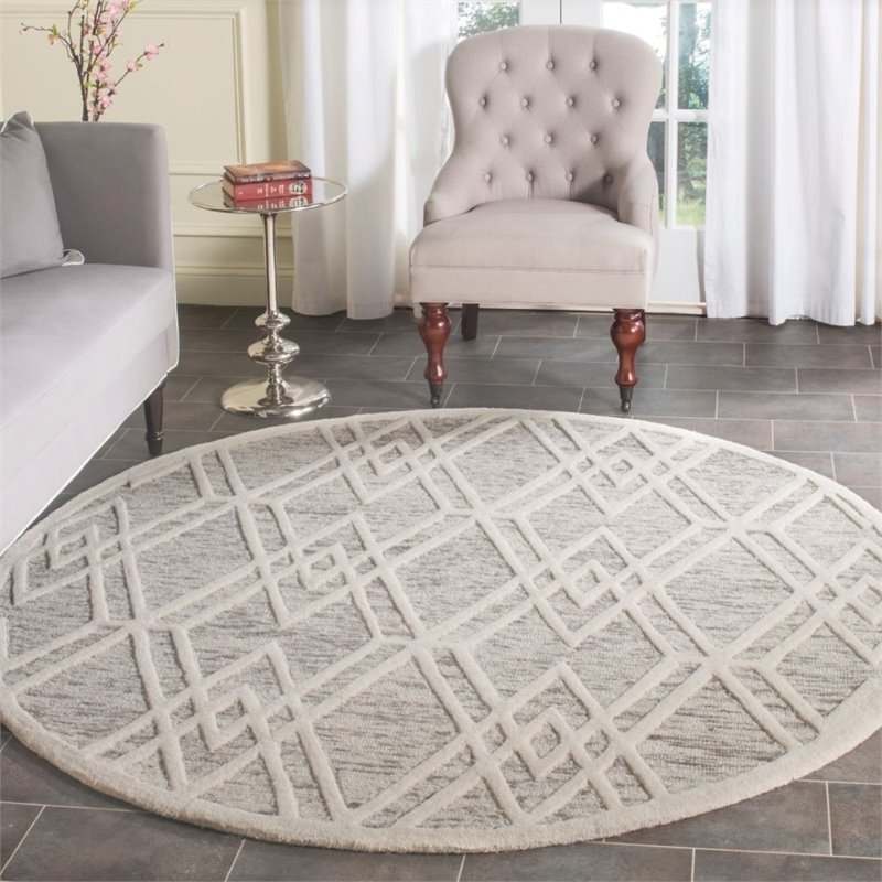 Pemberly Row Modern / Contemporary 8' X 10' Hand Tufted Wool Rug