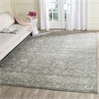 Pemberly Row Modern 10' X 14' Power Loomed Rug in Gray and Ivory