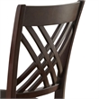 Pemberly Row Contemporary Dining Chair in Espresso Cherry Finish