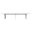 Pemberly Row Modern / Contemporary 12' Conference Table in Sea Salt