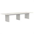 Pemberly Row Modern / Contemporary 12' Conference Table in Sea Salt