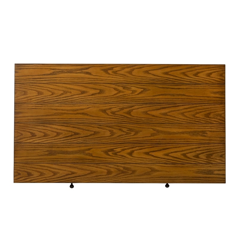 Pemberly Row Modern / Contemporary Cocktail Table with Veneered Shelves