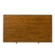 Pemberly Row Modern / Contemporary Cocktail Table with Veneered Shelves