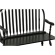 Pemberly Row Modern / Contemporary Wood Bench in Black Finish
