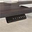 Pemberly Row 60W x 30D Adjustable Desk in Storm Gray - Engineered Wood