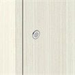 Pemberly Row Modern 2 Drawer Storage Cabinet in White Chocolate