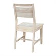 Pemberly Row Modern / Contemporary Set of Two Wood Panel Chairs