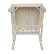 Pemberly Row Modern / Contemporary Set of Two Wood Panel Chairs
