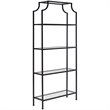 Pemberly Row 3Pc Metal Etagere Bookcase Set in Oil Rubbed Bronze