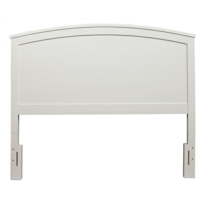 Pemberly Row Modern California King Wood Headboard Only in White