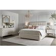 Pemberly Row Modern / Contemporary Uptown Fabric Bed King in Gray