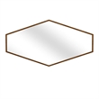 Pemberly Row Modern / Contemporary Wood Wall Mirror in Gold Leaf