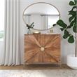 Pemberly Row Modern / Contemporary Metal Wall Mirror in Gold Finish