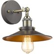 Pemberly Row Industrial-style 1 Light Rubbed Bronze Wall Sconce 9