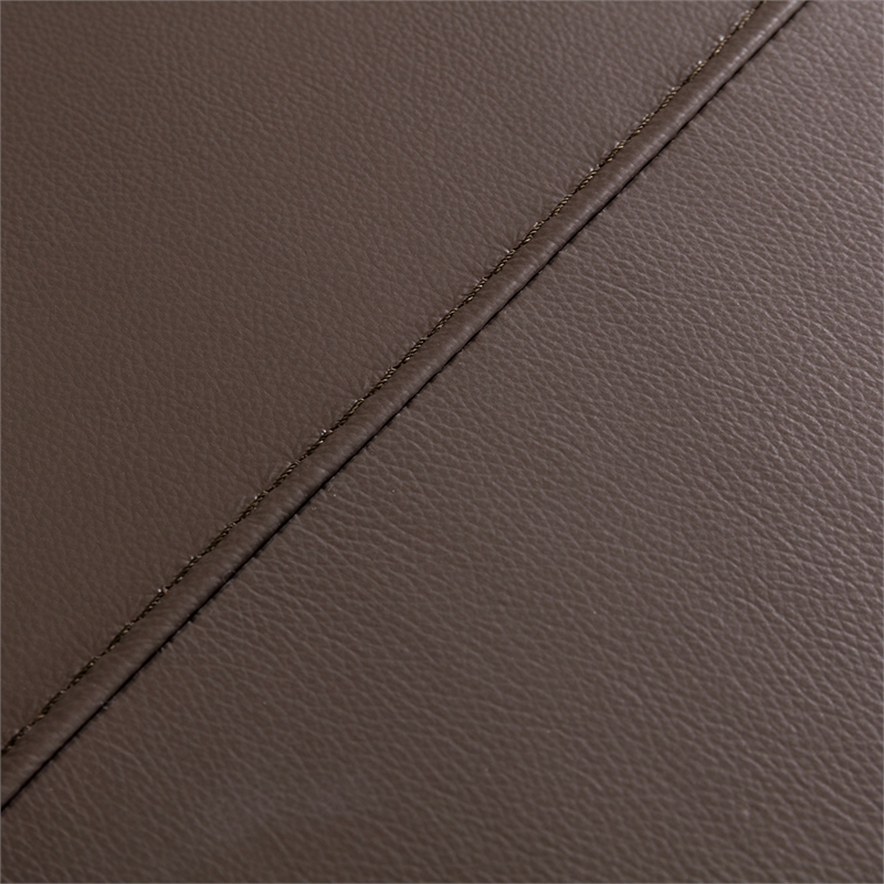 Pemberly Row Taupe (Brown) Color With Italian Leather Loveseat